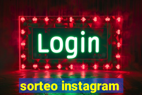 sorteo instagram