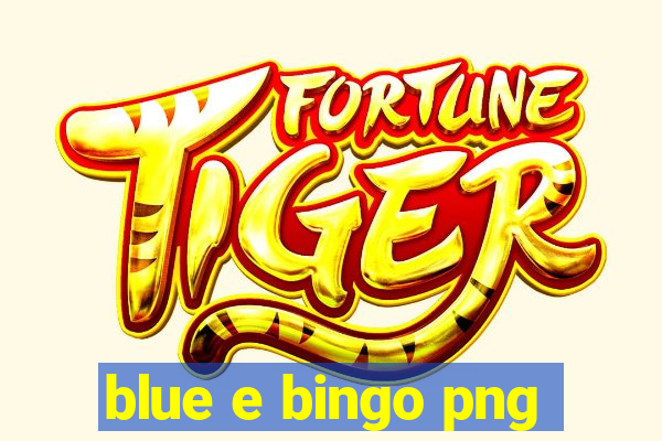 blue e bingo png