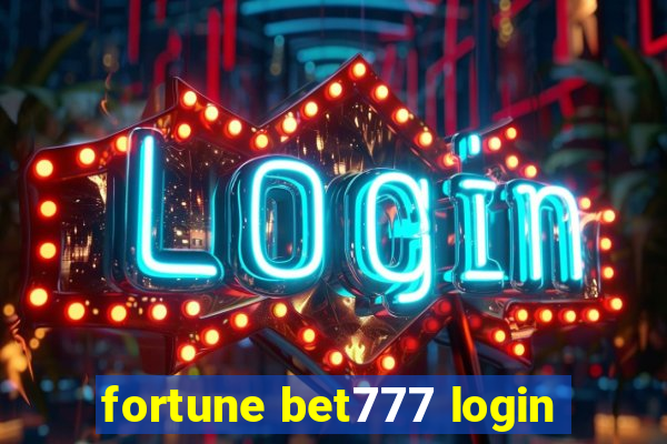 fortune bet777 login