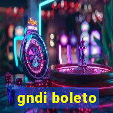 gndi boleto