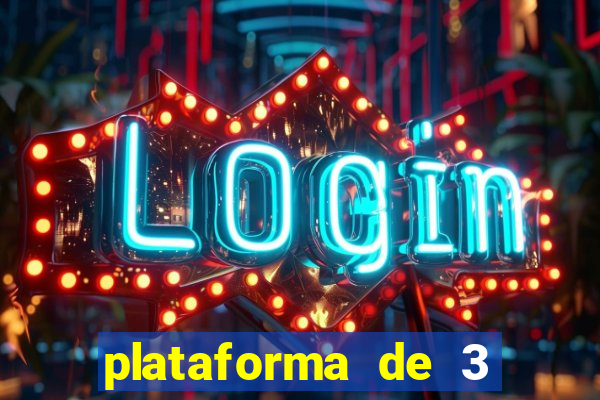 plataforma de 3 reais jogo