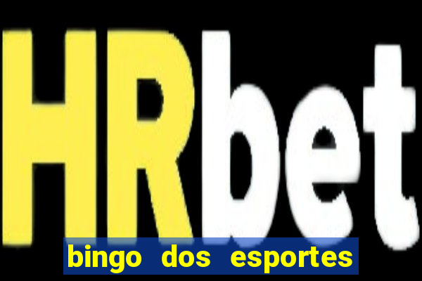 bingo dos esportes para imprimir