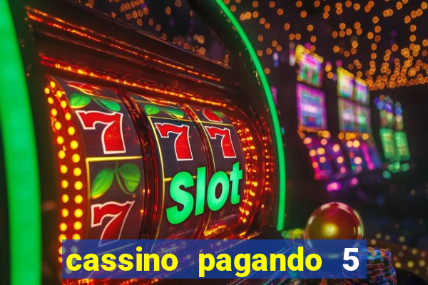 cassino pagando 5 reais no cadastro