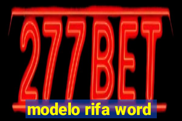 modelo rifa word