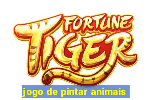 jogo de pintar animais