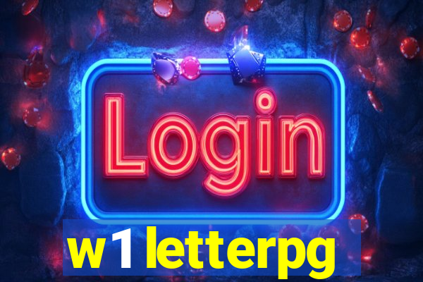 w1 letterpg