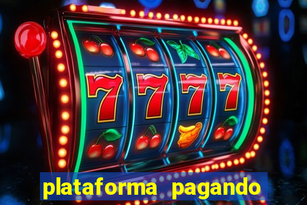 plataforma pagando no cadastro