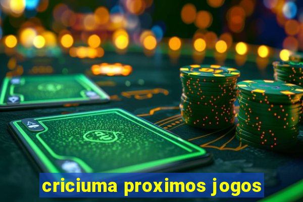 criciuma proximos jogos