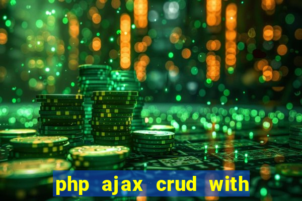 php ajax crud with datatables and bootstrap modals