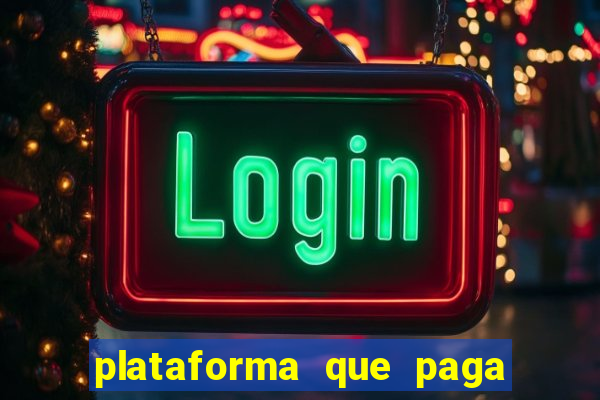 plataforma que paga no cadastro fortune tiger