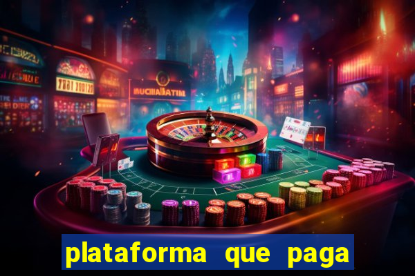 plataforma que paga no cadastro fortune tiger