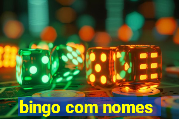 bingo com nomes