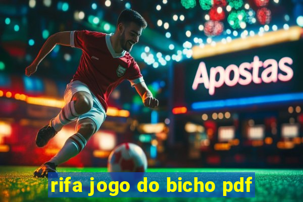 rifa jogo do bicho pdf