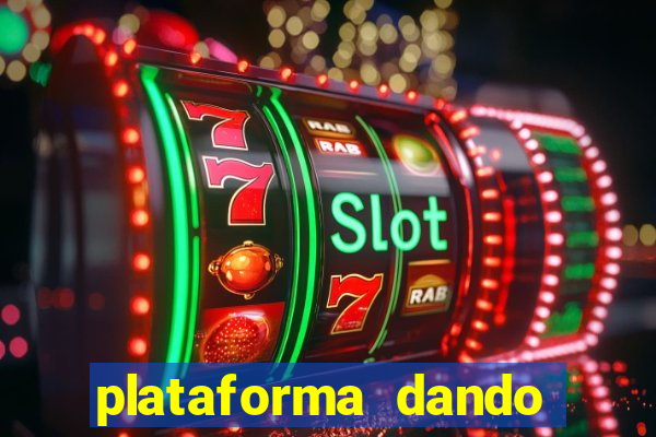 plataforma dando bonus de cadastro