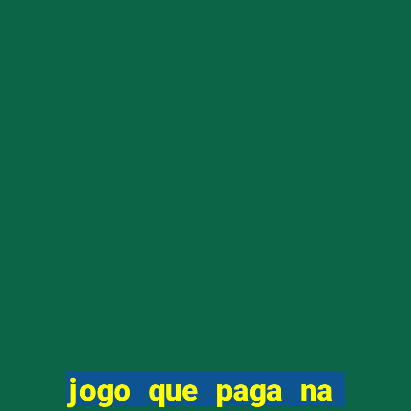 jogo que paga na hora via pix