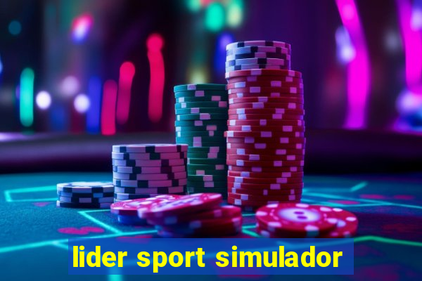 lider sport simulador