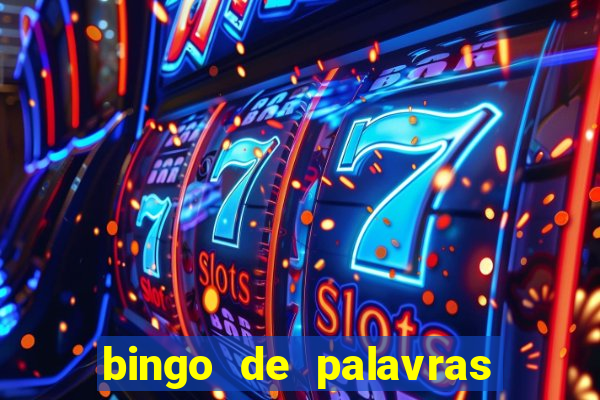 bingo de palavras cha de bebe