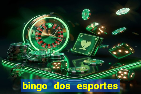 bingo dos esportes para imprimir