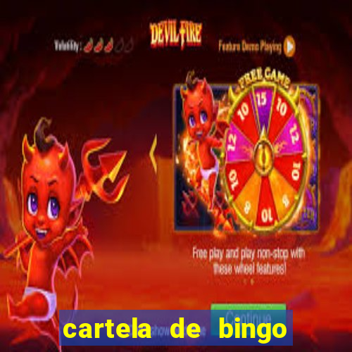 cartela de bingo cha de bebe