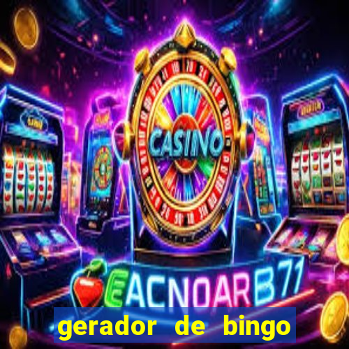 gerador de bingo cha de bebe